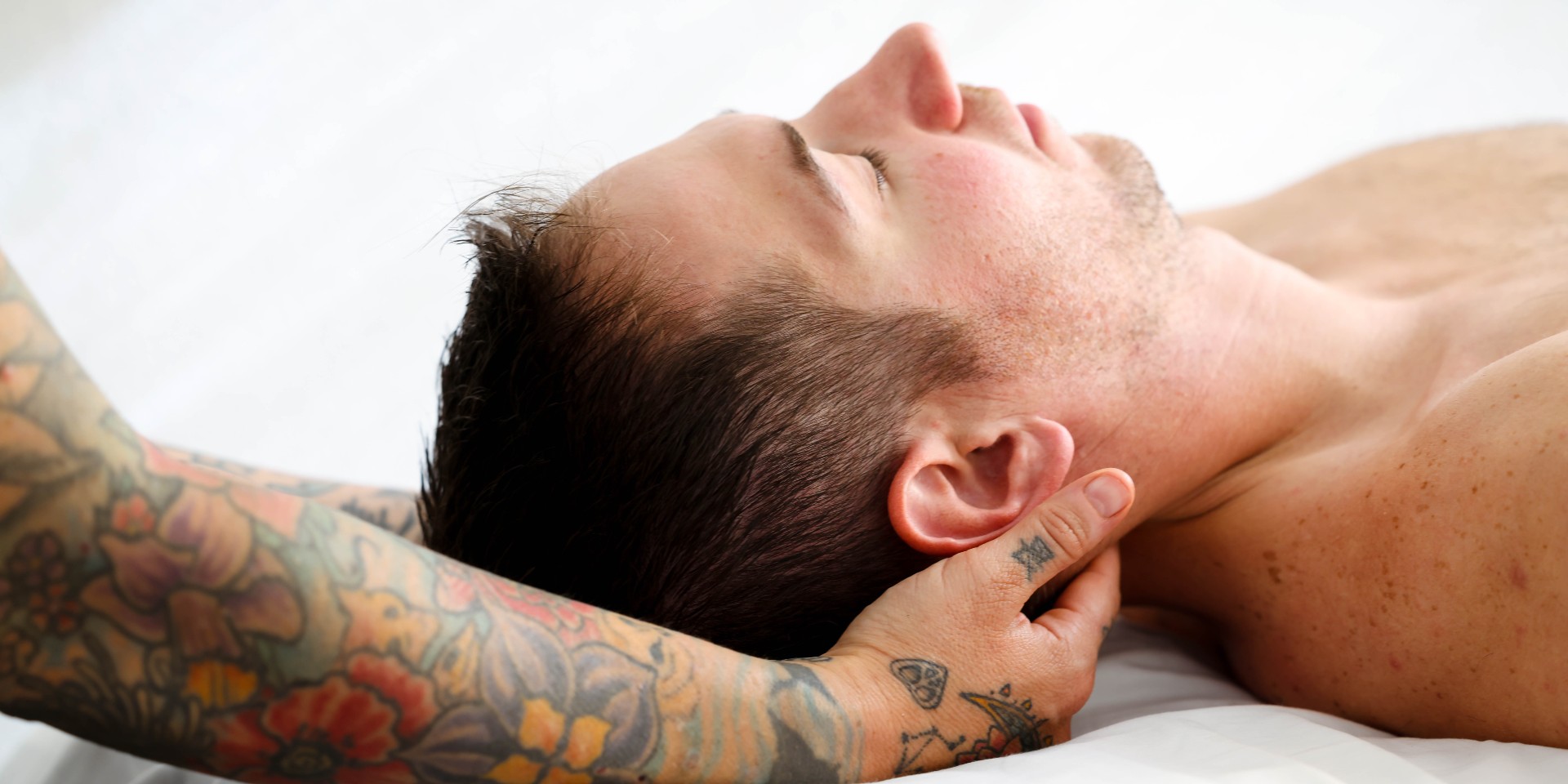 patient receiving a massage